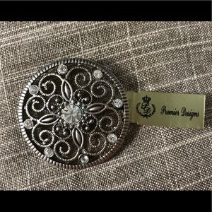 NWT Retired Premier Designs Sundial Pin/Pendant